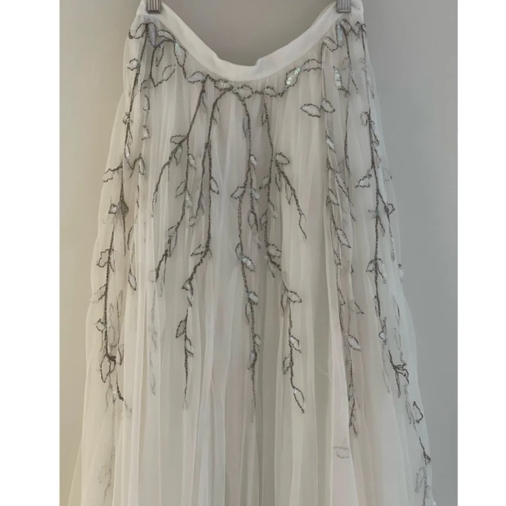 Chasing Unicorns Moonlight Mile White Tulle Skirt Medium - Picture 8 of 10